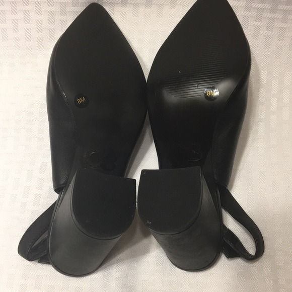 GIANNI BINI Black Slingback Heels - Picture 6 of 9